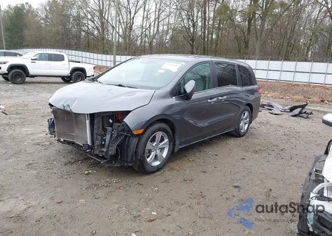2020 Honda Odyssey Ex from USA, damaged, VIN 5FNRL6H51LB001360